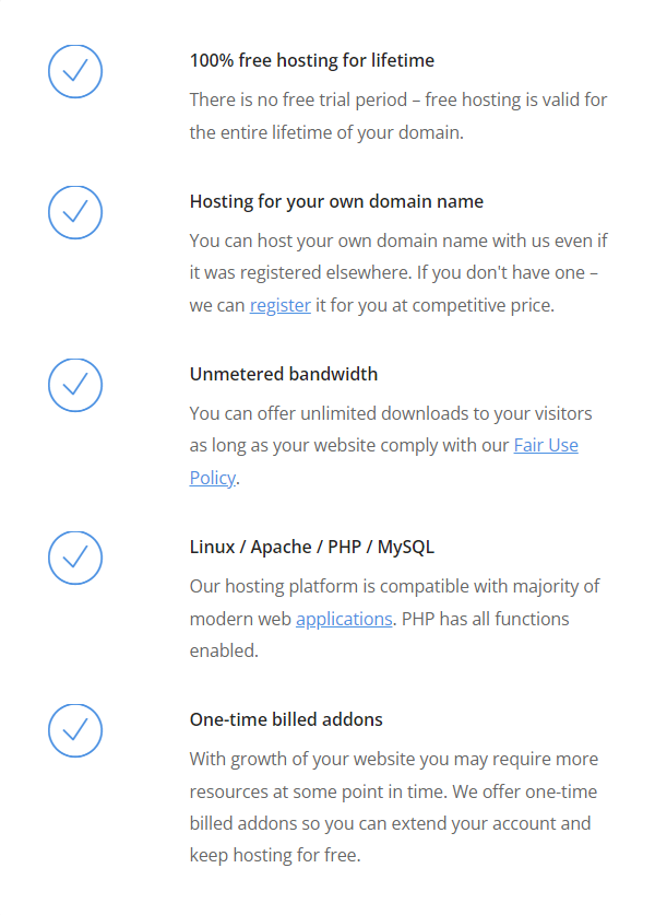 freehosting.com advantages