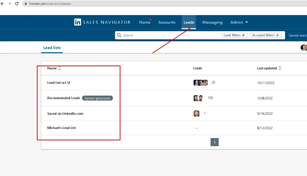 sale navigator we-connect integration tutorial step-1